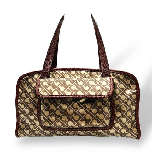 Gherardini nylon handbag - nylon, brown